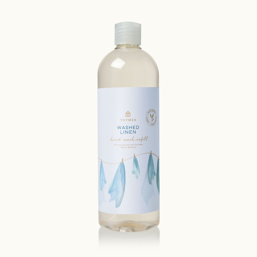 Thymes Washed Linen Hand Wash Refill to Renew Your Hand Wash image number 1